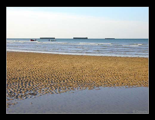 Plage d'Arromanches.