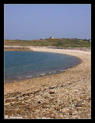 Levée de Bon Matin, Elle Rêve au Lendemain. Debout sur la Colline, Elle Hume les Vapeurs Salines. Perdue dans ses Pensées, Elle contemple les Galets Nacrés.